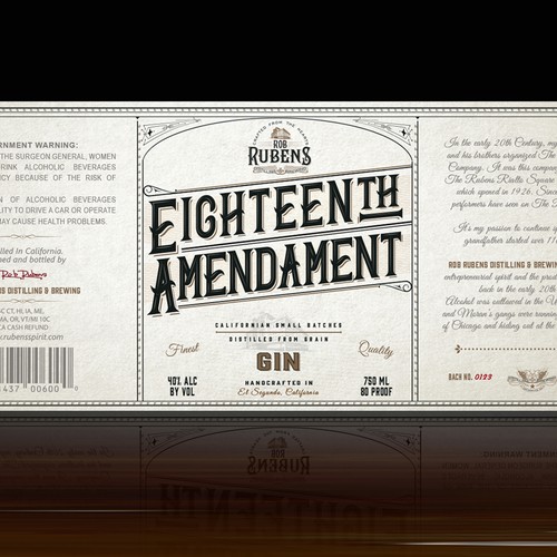 Gin label