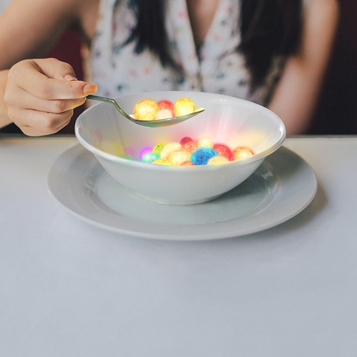 Create An Image of a 'Bowl of Stars'