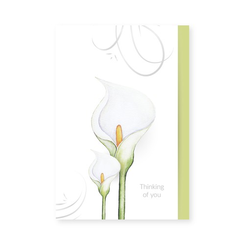 Sympathy greeting card