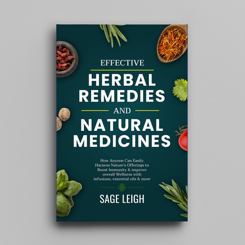 Book Cover Design About Natural Medicines