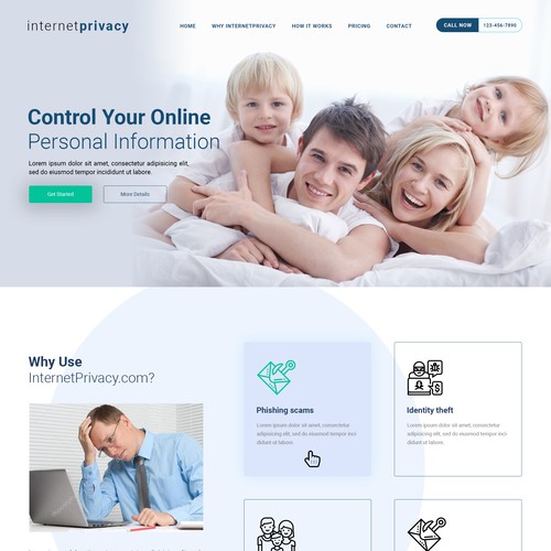 Online Privacy Website Design