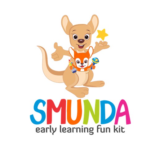 Design a fun logo for a new educational kids brand