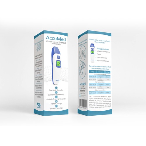 AccuMed, packaging design. 2017