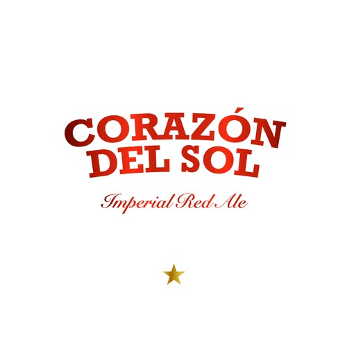 Packaging design for Solorio Brewing's 1st Year Anniversary Edition beer, Corazón Del Sol