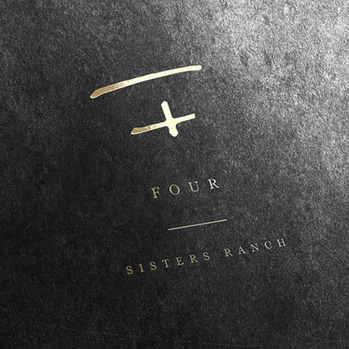 Four Sisters Ranch – Minimalist Bottle Label Design