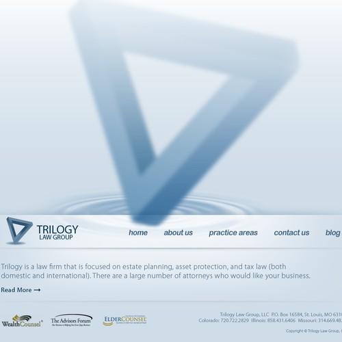 New website design wanted for Trilogy Law Group [2 pages]