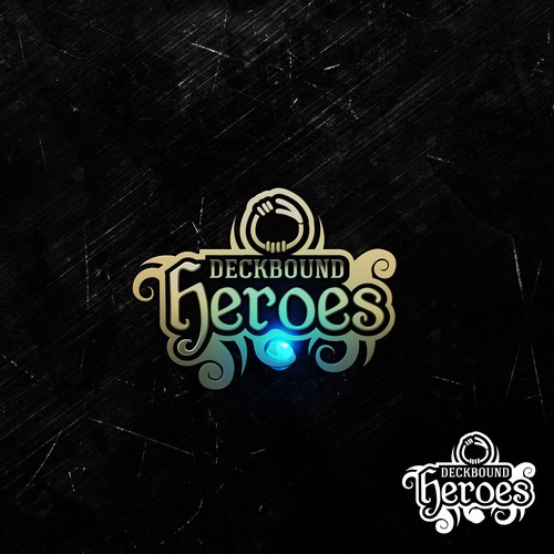 Concept logo design for an online game of battle cards.
