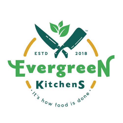 Organic logo for a new catering service