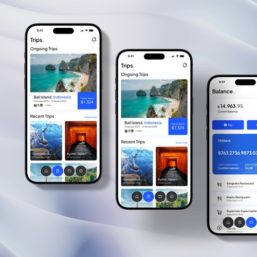 Travel Planner Mobile App design