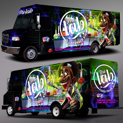 The Lab Food truck Wrap