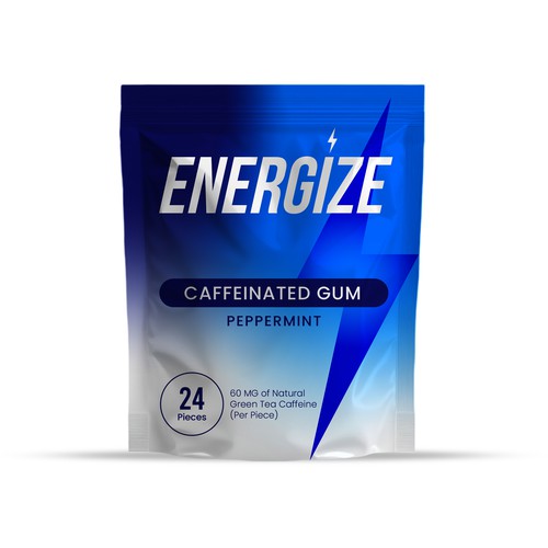 Caffeinated Gum Packaging