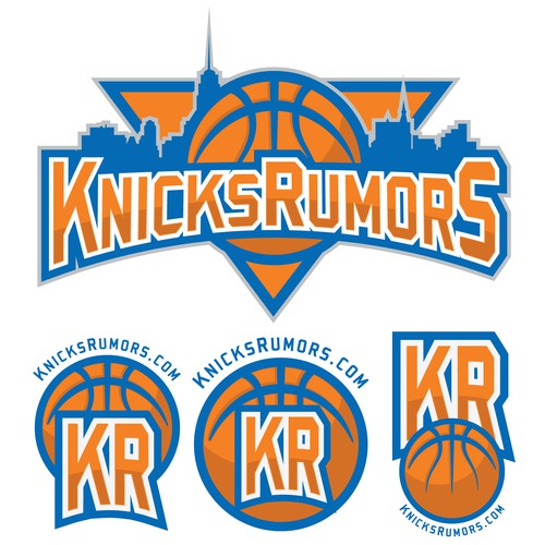 Branding for New York Knicks Blog.