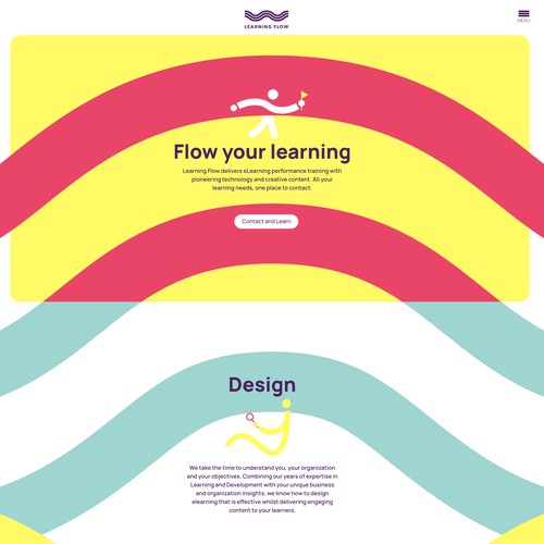 Learning Flow landing page