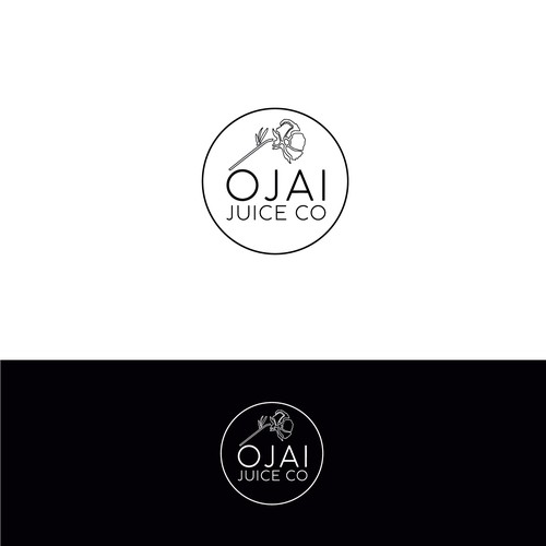 Logo for organic juice company