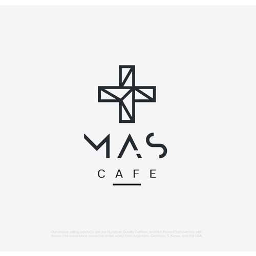 Hipster logo for MAS Coffee House
