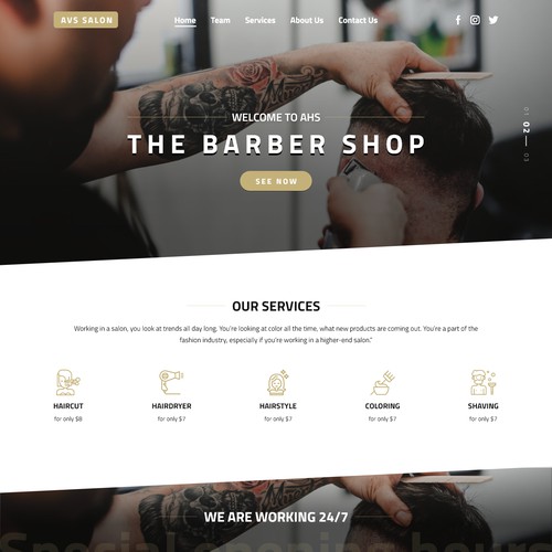Barber Home Page