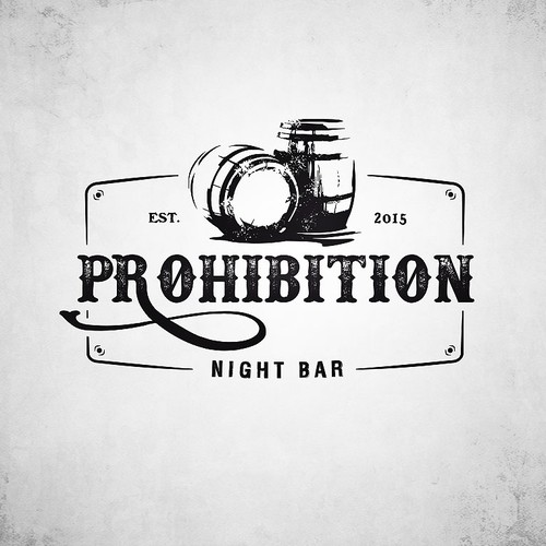 Prohibition night bar logo