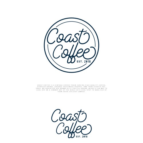 Logo for a mobile coffee truck.