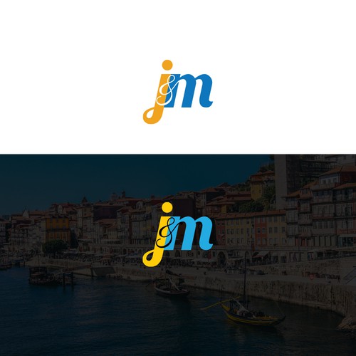 J&M logo for wedding