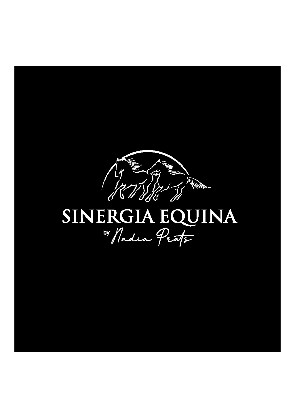 logo para entrenadora de caballos, que utiliza la comunicion y respeto en su trabajo