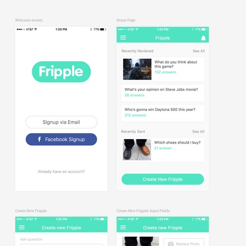 Fripple App Design
