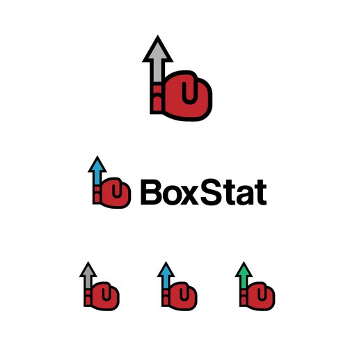 Modern statistics logo for a data driven sports website