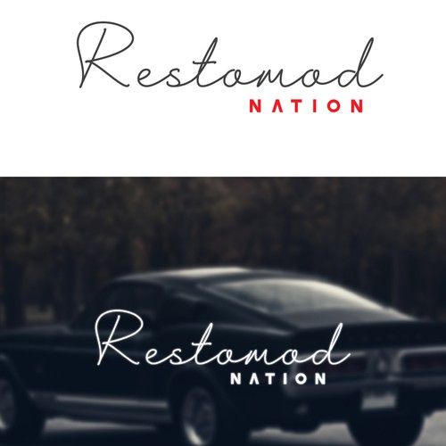 Vintage logo for cars rental and sale