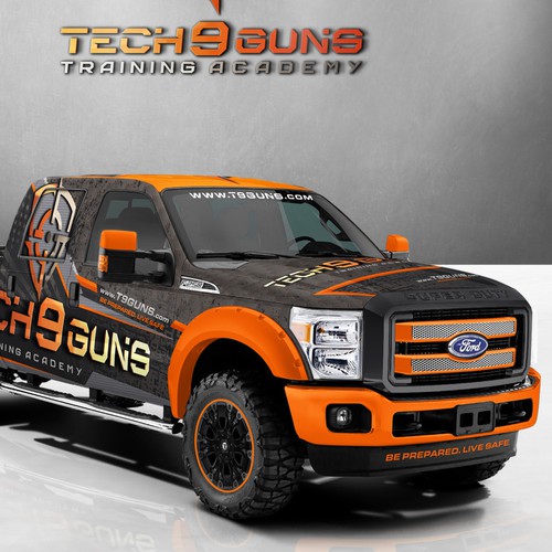 TECH9Guns Truck wrap