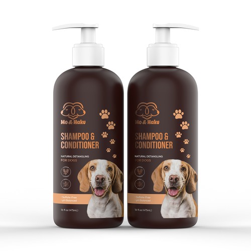 Dog shampoo product