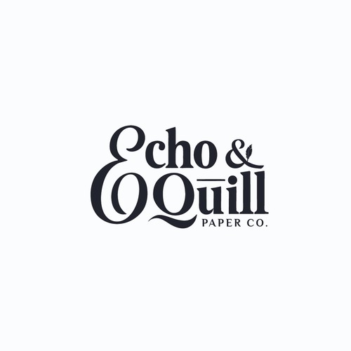 Logo concept for Echo & Quill