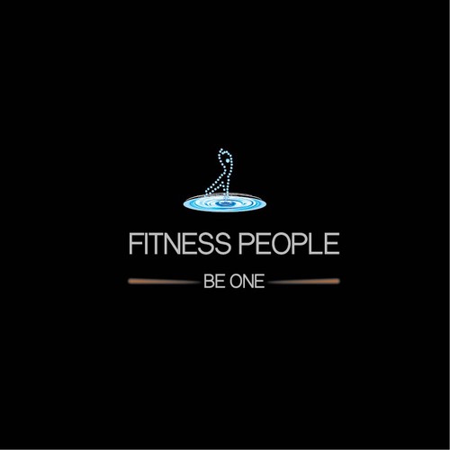 A logo for a fitness website with focus on quality and simplicity with its own private brand