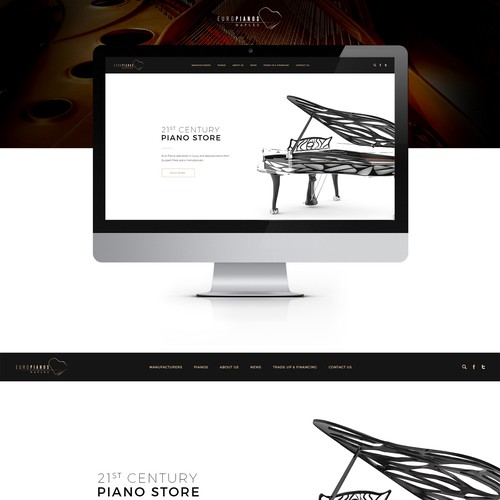 Luxury piano boutique