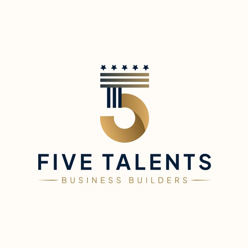5' & 'T' Monogram Logo Design for Five Talents