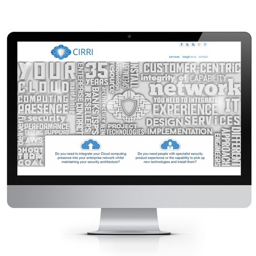 Cloud technology website design