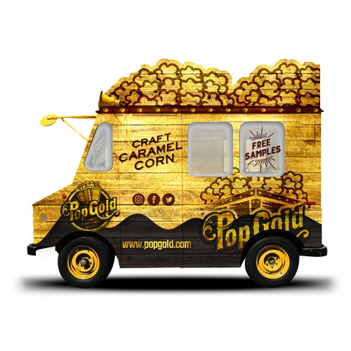 Pop Gold Vinyl Truck