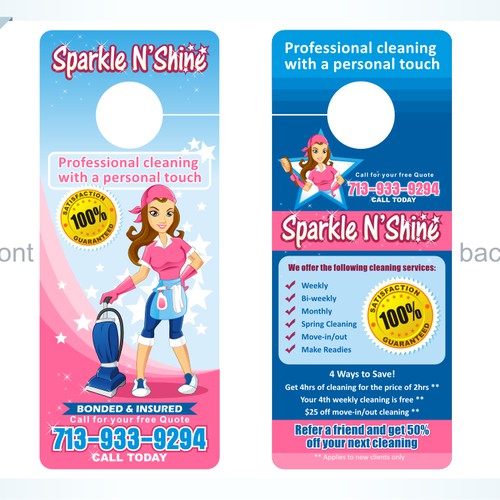 SparkleNShine DoorHanger