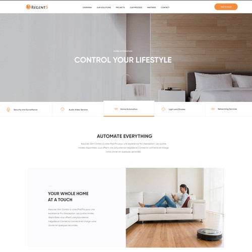 Regent5 - Website design