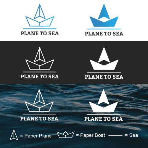 PLANE TO SEA LOGO