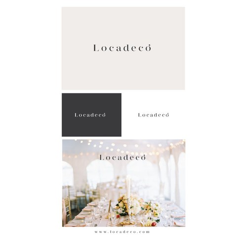 Create a logo for events decoration company "Locadeco"