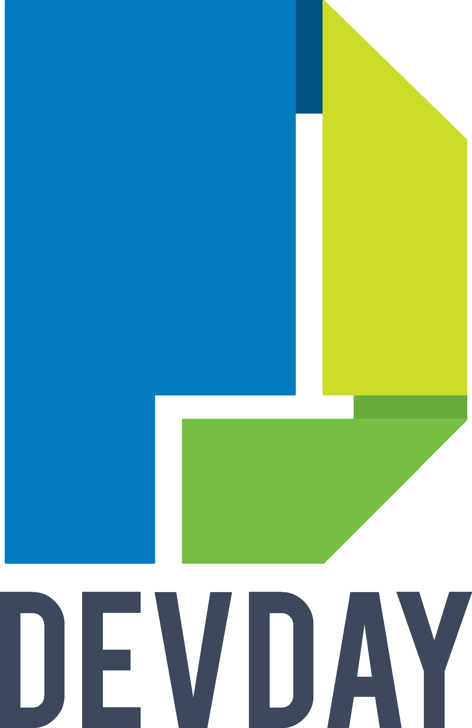 Create a geeky (die-cut) sticker around the DevDay logo!