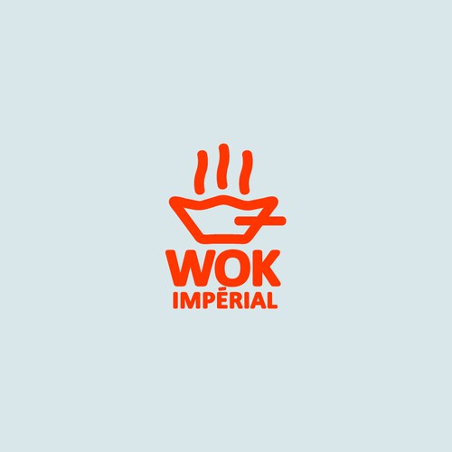 Create a logo for Chinese wok restaurant