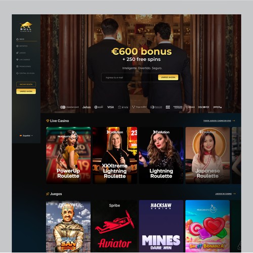 Bull Casino Website