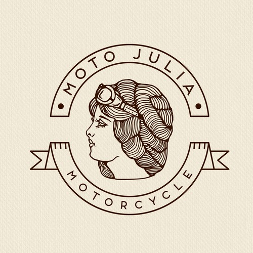 Motorcycle Dealer Logo (Moto Julia)
