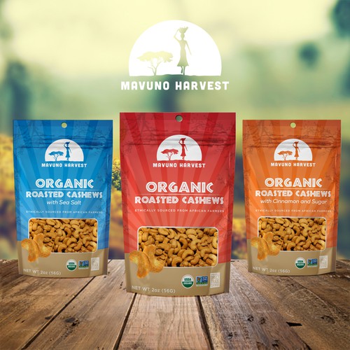 Organic food brand package