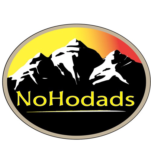 Create a fun logo for No Hodads, mountain climbing site