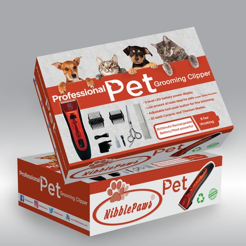 Pet grooming clippers 