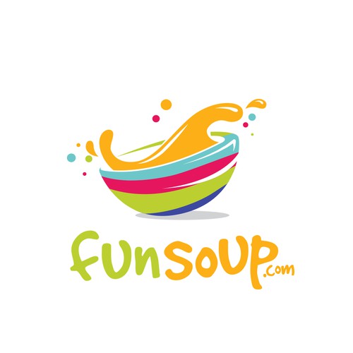 Bold logo concept for funsoup