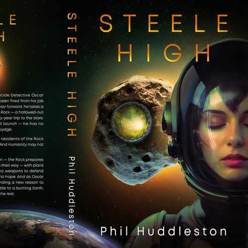 Book Cover for Sci Fi Novel "Steele High"