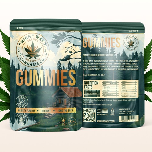 Cannabis Gummies Packaging