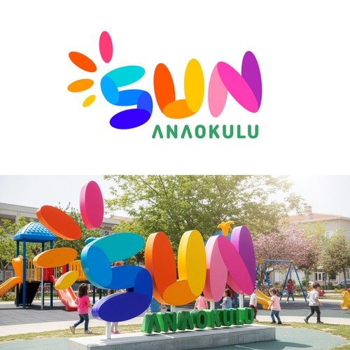 Sun Preschool Logo Design